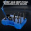 Power Steering Pulley Puller Installer Kit Vacuum/Water Pump Pulleys Installation Remover Tool Set 5