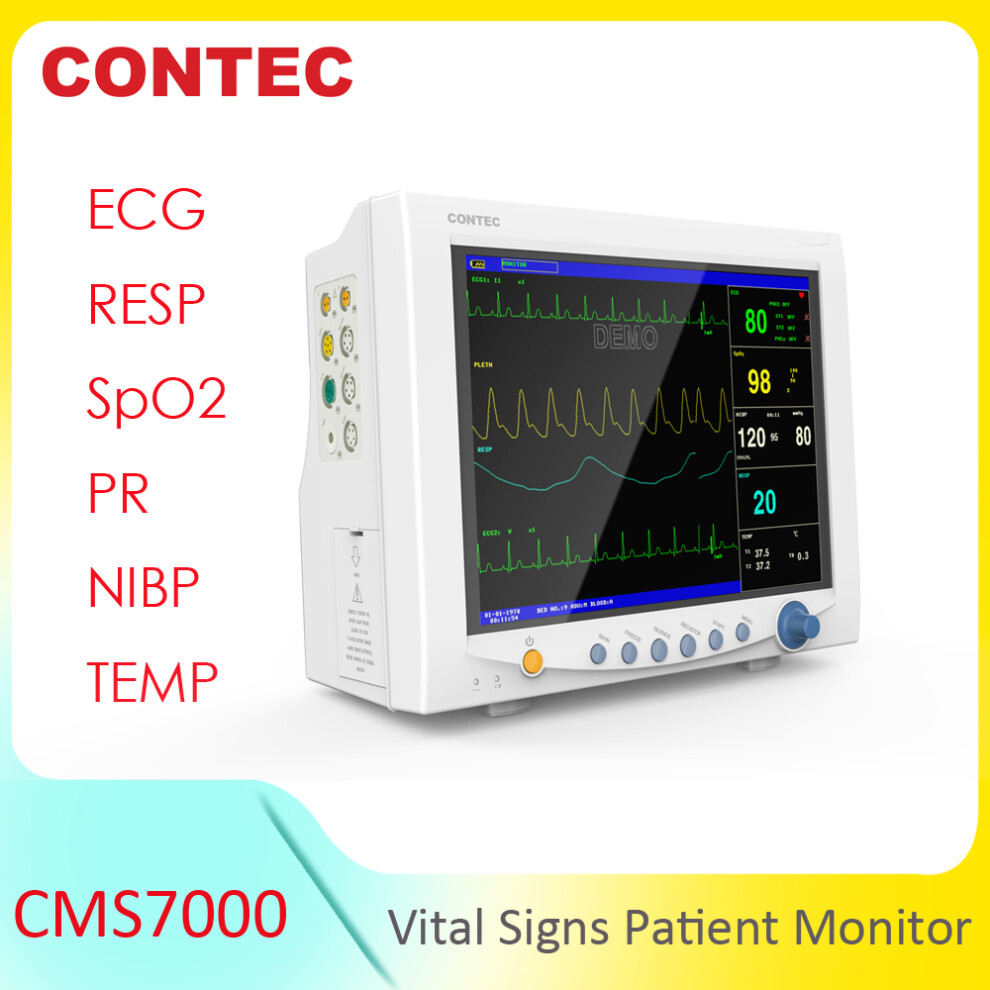 Contec 12.1 Inch 6-Parameter Vital Sign Patient Monitor