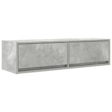 Mobile TV a muro - HELLOSHOP26 - Moderno 100 x 31 x 25,5 cm - Legno - 2 cassetti - Risparmio di spazio