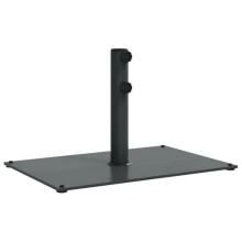 Pied de parasol - HELLOSHOP26 - 60,5x41x38 cm - Acier 15 kg - 4 coussinets réglables - Adaptateurs Ø32/38/48 mm