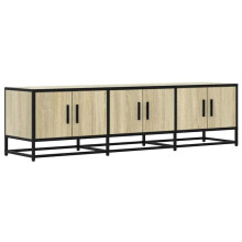 Mobile TV - HELLOSHOP26 - 150x35x41 cm - Legno ingegnerizzato - Struttura in metallo - Grande capacità di stoccaggio