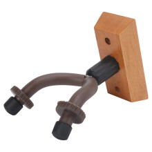 E-Gitarre Wandhaken aus Massivholz mit Stopper für Bass GG‑2