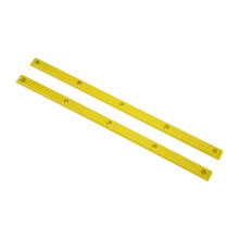 Langlebige POM-Rippenknochen-Schienen für Longboard, Gelb, 35,7x1,8 cm