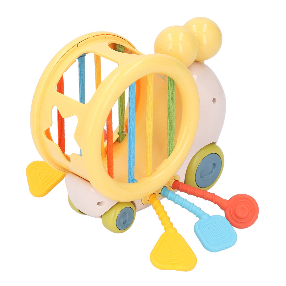 Shape Sorter Pull String Toy For Toddlers, 16X13.5cm, Yellow