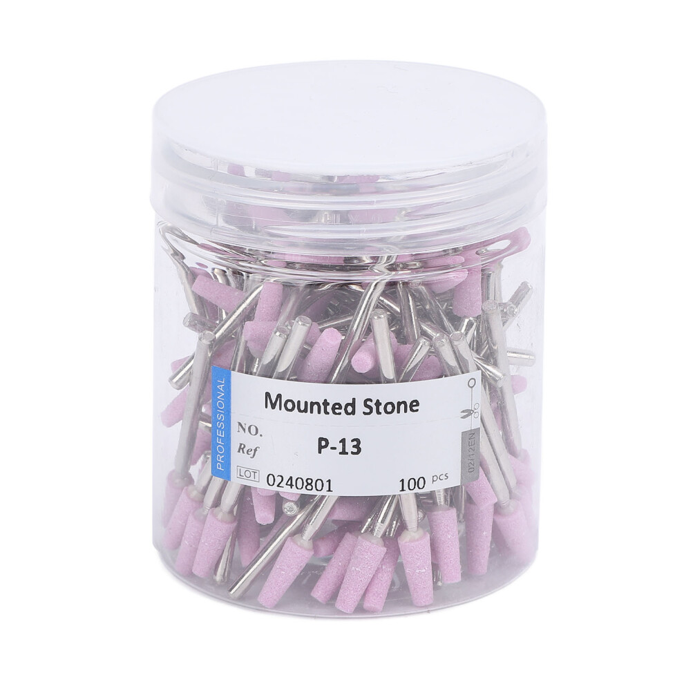 100pcs Quartz Nail Drill Bits Set, Tungsten Steel Manicure Accessories