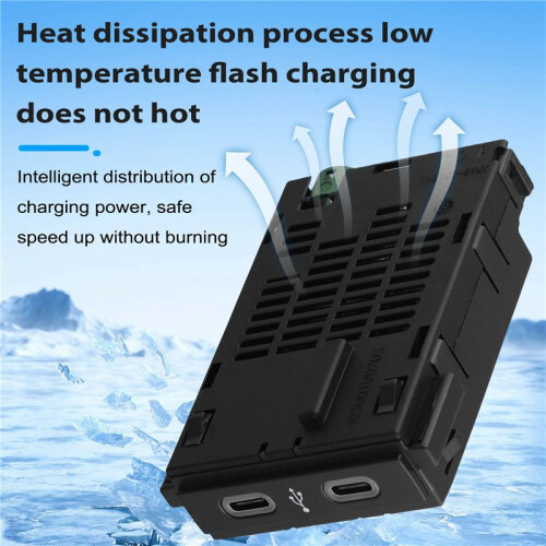 Front Console USB  TYPE-C Plug Socket for  ID4 ID6 T-Roc 2GD035736 11D035736 2