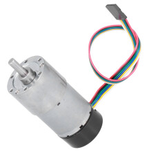 DC 12V Metallgetriebe-Motor Encoder 800 U/min Hohe Torsion, 36,7 mm