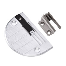 Durable Metal Needle Plate with Feed Dog for Industrial Sewing Machines