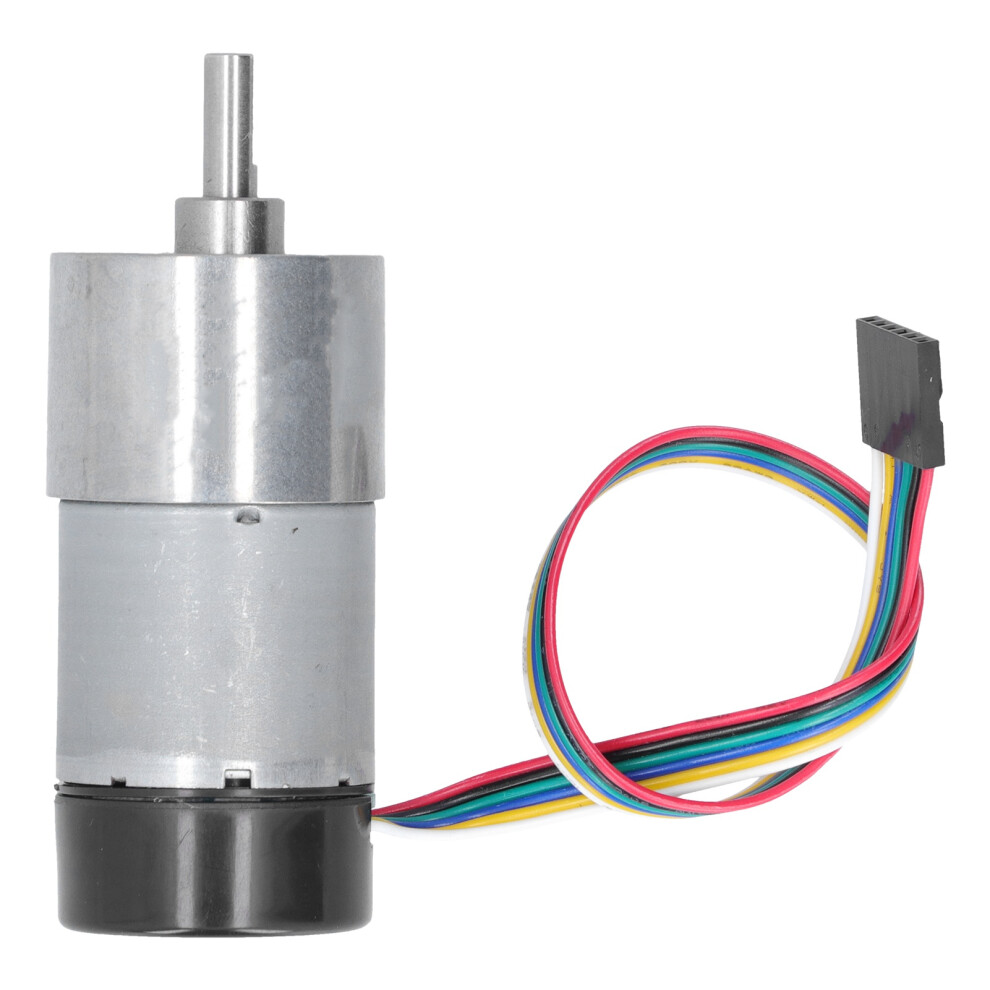 Jgb37-3530 Dc12v Metal Gearmotor, 10Rpm, High Torsion, Encoder 8081391294492