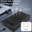 2X 3.5 Inch HDD Enclosure USB 3.0 to  Hard Drive Case SSD Enclosure External Solid State Hard Drive Disk Box-US Plug 5