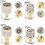 8 PCS/SET UHF SL16 PL259 SO239 para SMA Macho Plugue FêMea Conector RF Conector de Teste Conversor 4