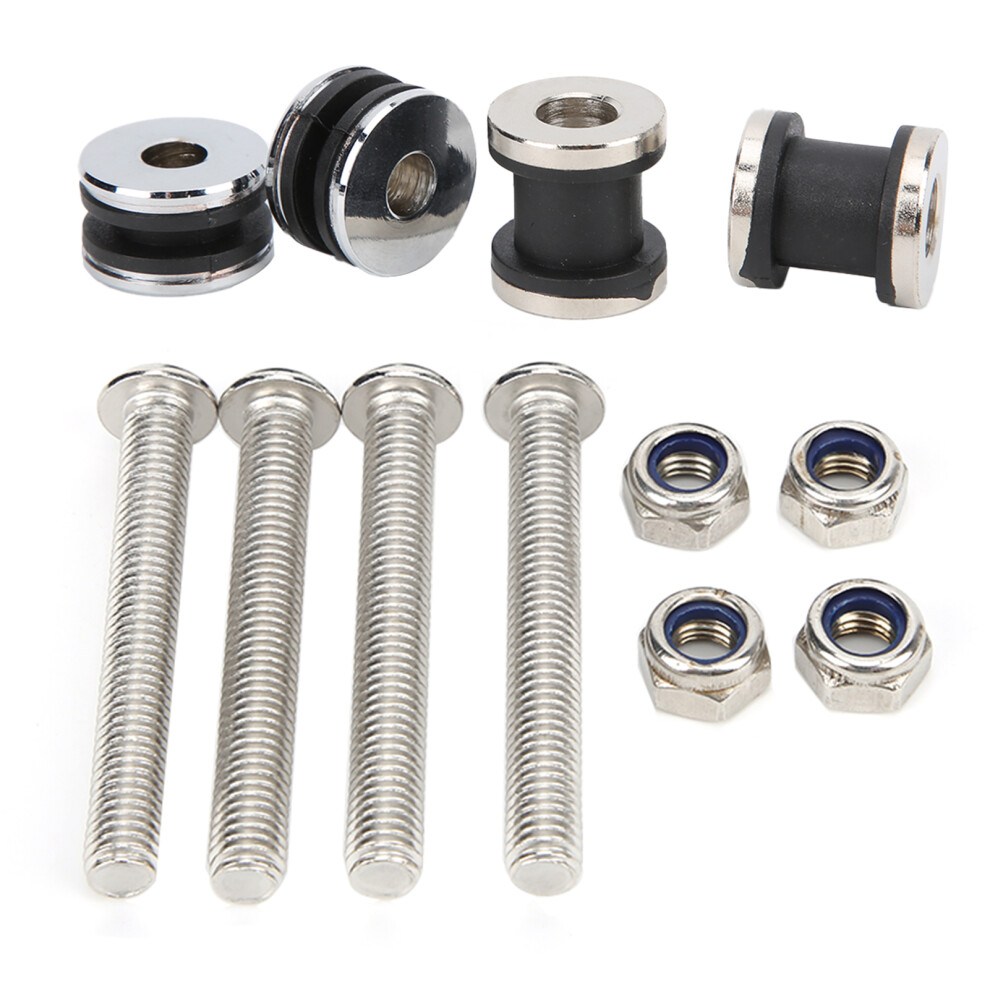 Motorcycle Detachable Docking Hardware Bolts Kit For Xl 883 1200 04-17 Silver 6941391719499