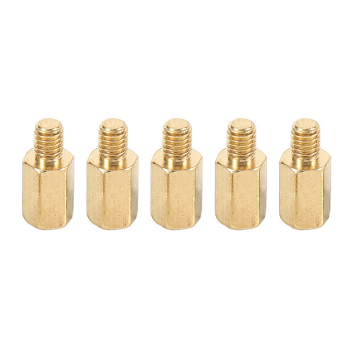 100 PC Placa Madre PCB Laton Standoff Hexagonal Spacer M3 7 + 4 mm 2