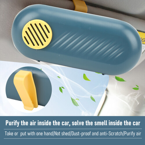 Universal Car Glasses Case with Aromatherapy, AntiScratch, 17.57.5cm 2