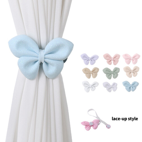 Curtain Tiebacks  Decorative Curtain Holdbacks Drapery-White 2
