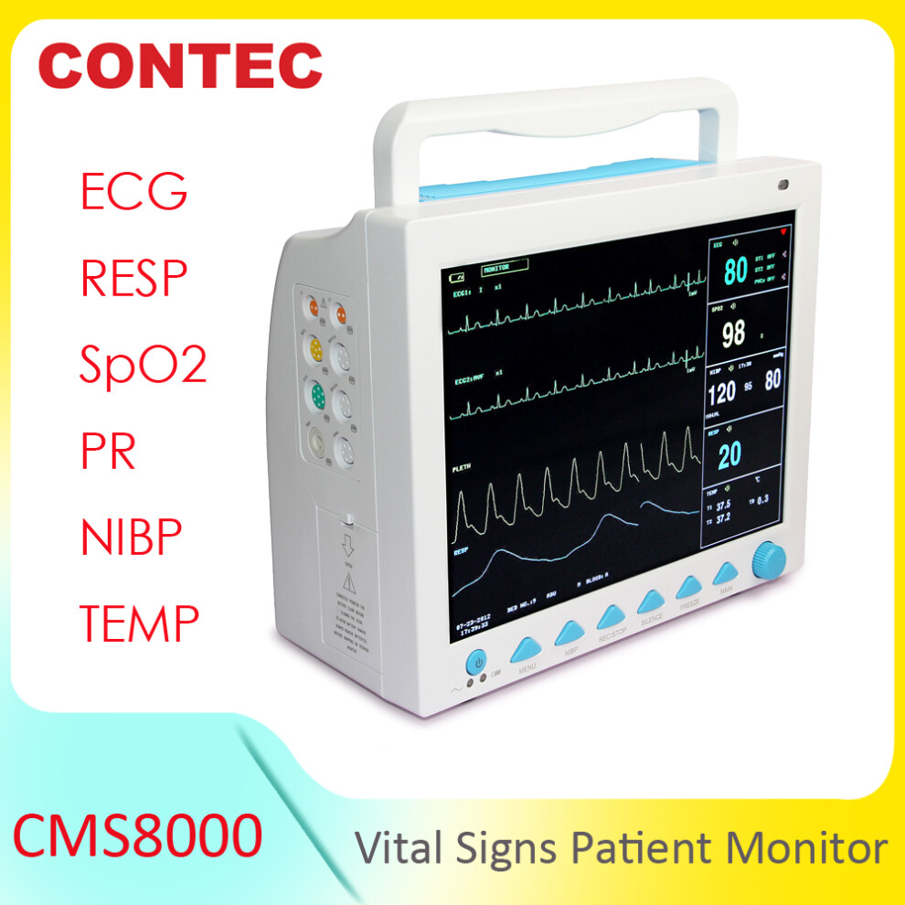 Contec 12.1 Inch 6-Parameter Vital Sign Patient Monitor