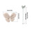 Curtain Tiebacks  Decorative Curtain Holdbacks Drapery-White 4