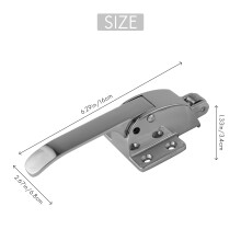 SODIAL(R) Stainless Steel Spring Loaded Walk In Freezer Cooler Door Handle
