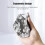 Εξαιρετικός σύντροφος μπάνιου, αντιμικροβιακός σιλικονούχος scrubber σώματος, απαλή 4