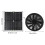 3X Solar Panel Fan Kit 10in 100W Waterproof Solar Panel Round Ventilation Case Exhaust Fan 5