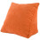 3X Solid Color Reading Backrest Cushion Wedge Pillow Thick Lumbar Back Pad 2
