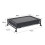 Living And Home Under Bed Steel Storage Organizer Basket with Wheels 6