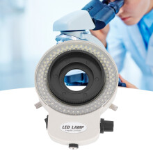 Verstellbares 144-LED-Ringlicht für Stereo-Mikroskop, 0-100 % Helligkeit