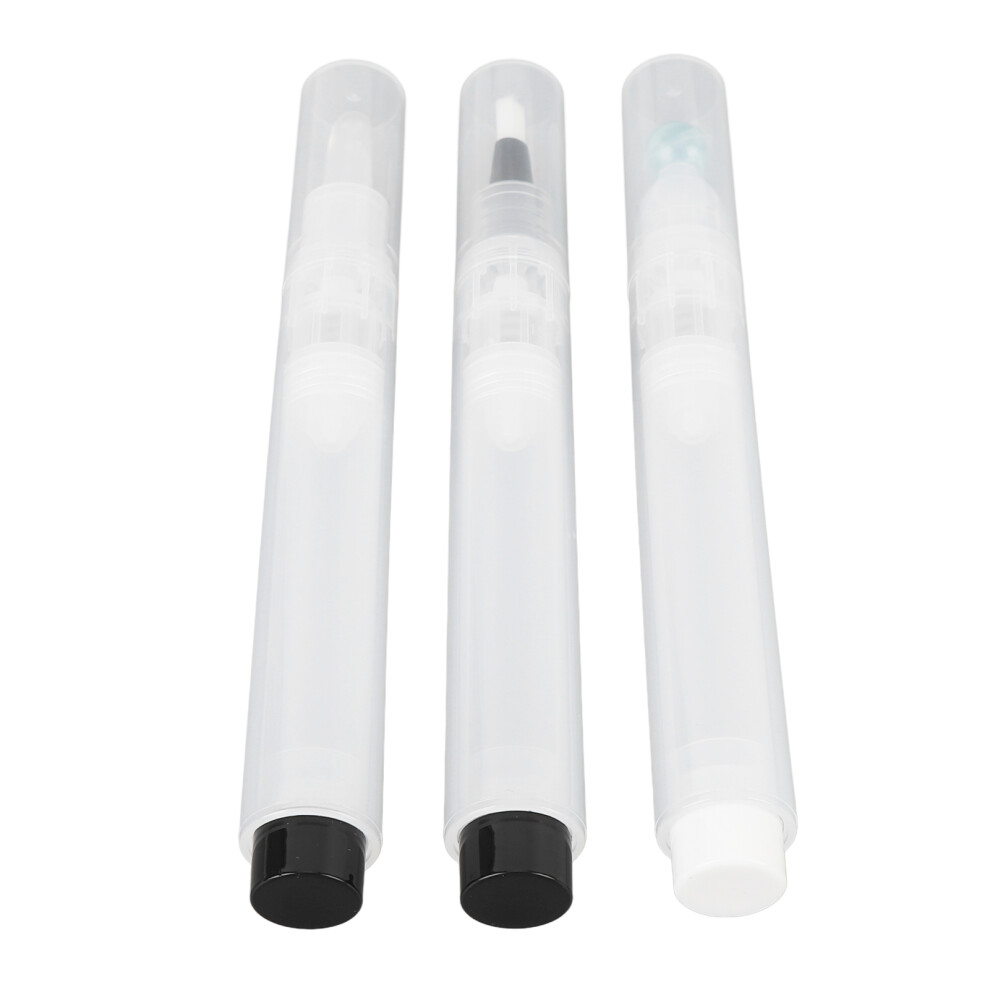 3 Pcs Brush Tip Twist Pen Cosmetic Container with Empty Bottle, AB