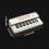 Musical Learning Toy Piano Portable Design Enhances-White 4