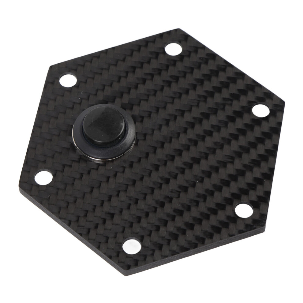6 Bolt Steering Wheel Center Cover In Carbon Fiber - Strong And Stylish Design 8441391298577