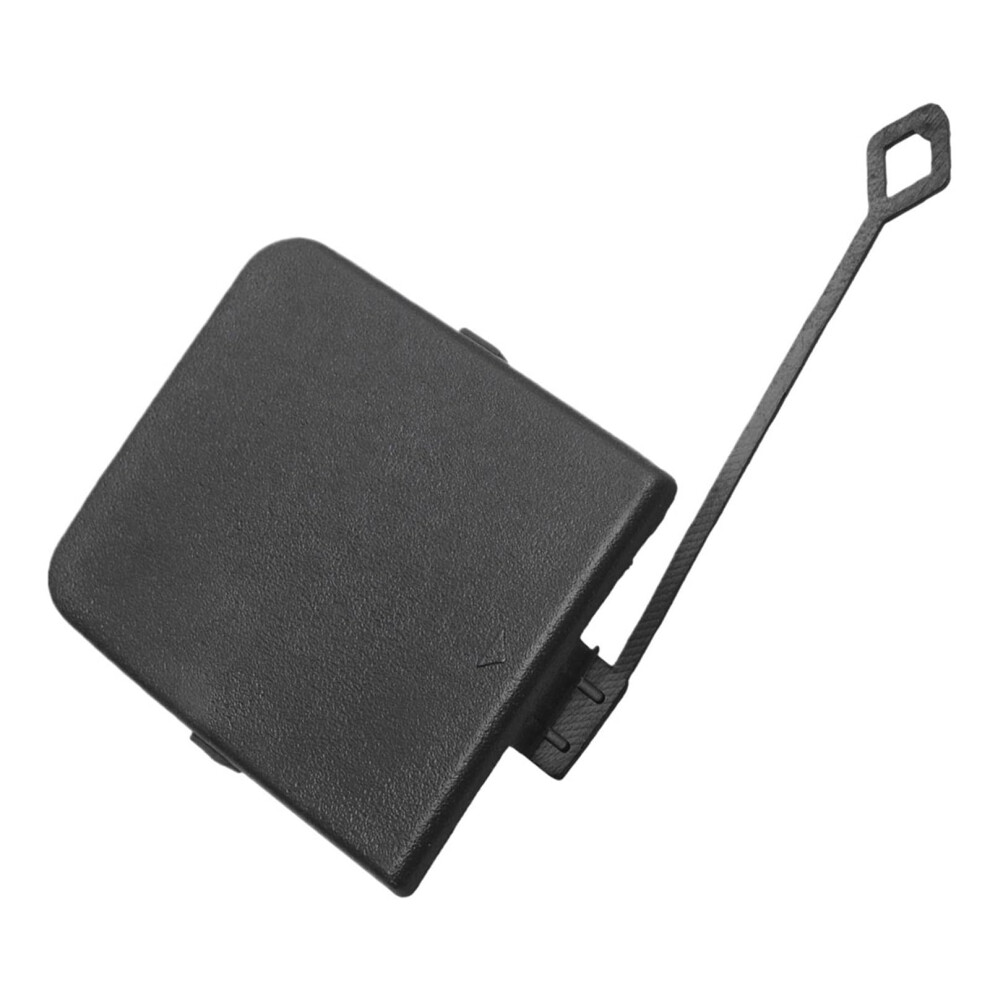 Rear Bumper Tow Hook Cover Replacement For Bmw X1 E84 2013Â2015, Unpainted Abs, Direct Fit Black 9330225076995