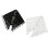 Polyester Lace Embroidered Triangular Scarf Shawl for-White 2