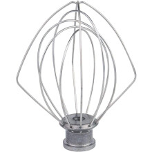 Visp för KitchenAid köksmaskin med tilthuvud, visp i rostfritt stål för vispad grädde och glasyr, rostfri polerad finish