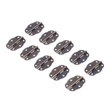 Durable Mini Box Hinges 100PCS Iron Sheet Corrosion-Resistant for Wooden Boxes