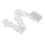 Decorative Nylon Lace Ribbon 4.5cm Zigzag Pattern 10 Yards Long 2