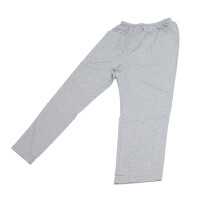 Grey Cotton Catheter Leg Bag Pants with 2000ml Pocket, L