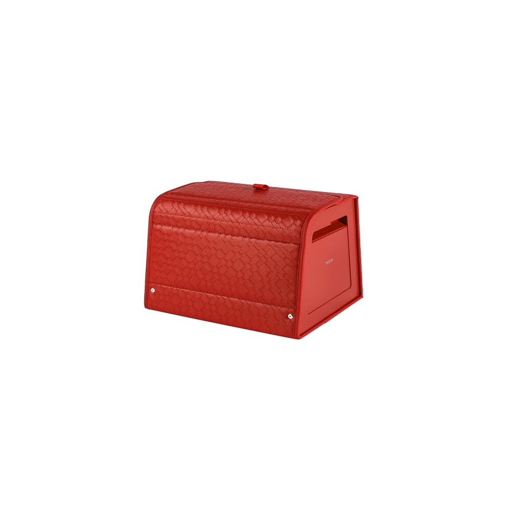 Car Trunk Organizer For Mercedes Benz Eqa Eqb Suv, Foldable NonâSlip Waterproof Storage Box With Magnetic Closure Red 9330225077169
