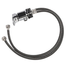 Salon Shampoo Bowl Faucet 60cm Tube Zinc Alloy Sink Tap for Barbershop