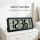 Multifunction LCD Digital Clock With Time Date Display-Black 7