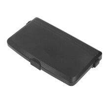 Large Black Multifunctional Car Food Tray with Cup Holder, Foldable ABS