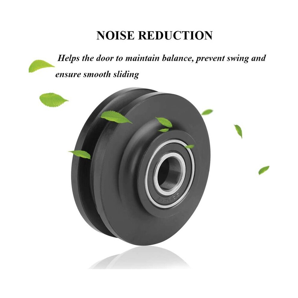 20Pcs Sliding Barn Door Wheel Heavy Duty Cabinet Window Pulley Roller Quiet Sliding Door Track Perfect For Diy Barn Door 6032760165358