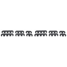 12X Universal 7mm 8mm for  Wire Separator Divider Ignition Lead Wire Divider Separator Clip Black