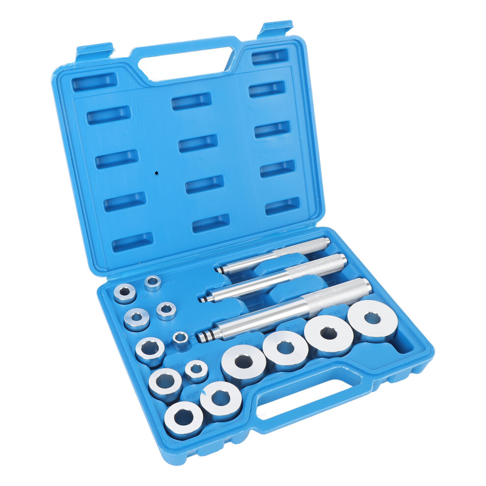17Pcs Aluminum Bearing Press Kit Universal Race & Seal Driver Set 8741358073958