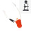 Cordless Handheld Vacuum 200W Power 3L Capacity Red 1