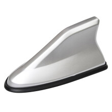 Silver Car Shark Fin Antenna Cover for KIA Sportage 20102016, Enhanced Signal Reception, Easy Adhesive Install