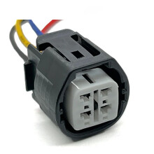4 Pin Alternator Regulator Connector Replacement for D4D Engine, 15cm Wire Harness 5 Pack Reliable Contact