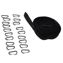 Outdoor-Camping-Lanyard mit 19 Schlaufen, 5,56 m Aufbewahrungsgurt