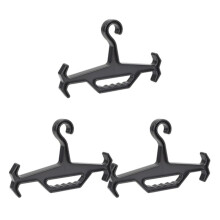 Heavy Duty Hanger for Vest Wetsuit Hanger,Survival Equipment Storage Organizer Black 3PCS