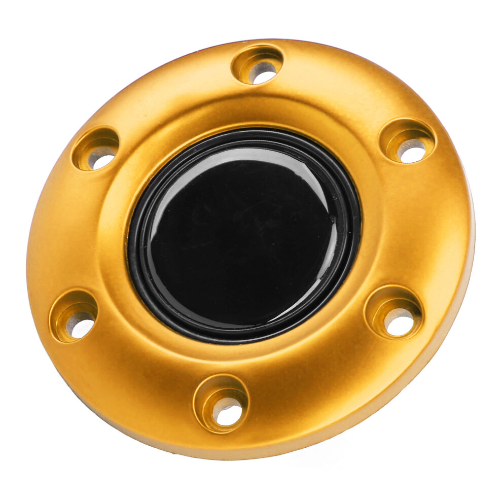 6-Hole Steering Wheel Center Cap Horn Button For Nardi/Vertex Gold 3021391305557
