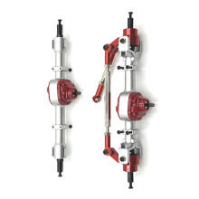 Front and Rear Axle Assy for MNMODEL 1/12 MN82 LC79 MN78 Remote Control Car Parts Metal Upgrade Red